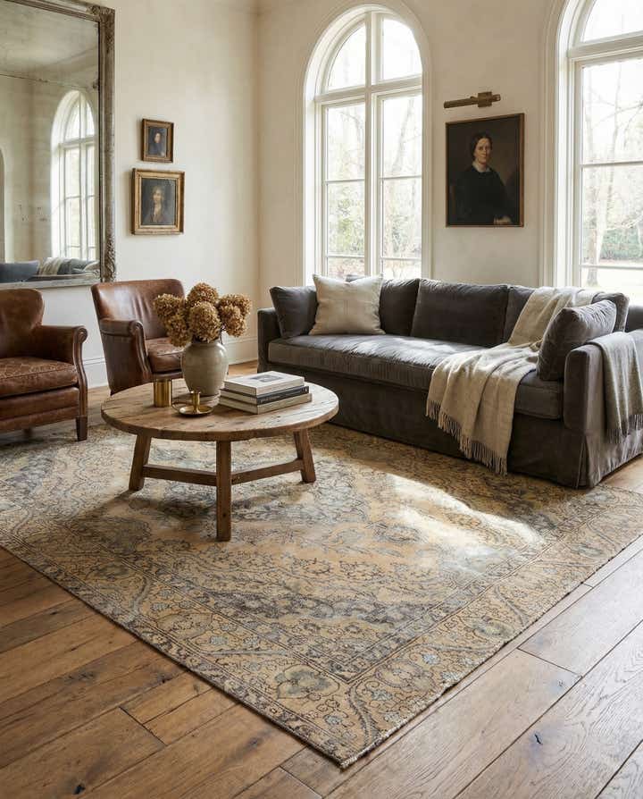 10' x 11' 9 Hand Knotted Ultra Vintage Persian Wool Rug