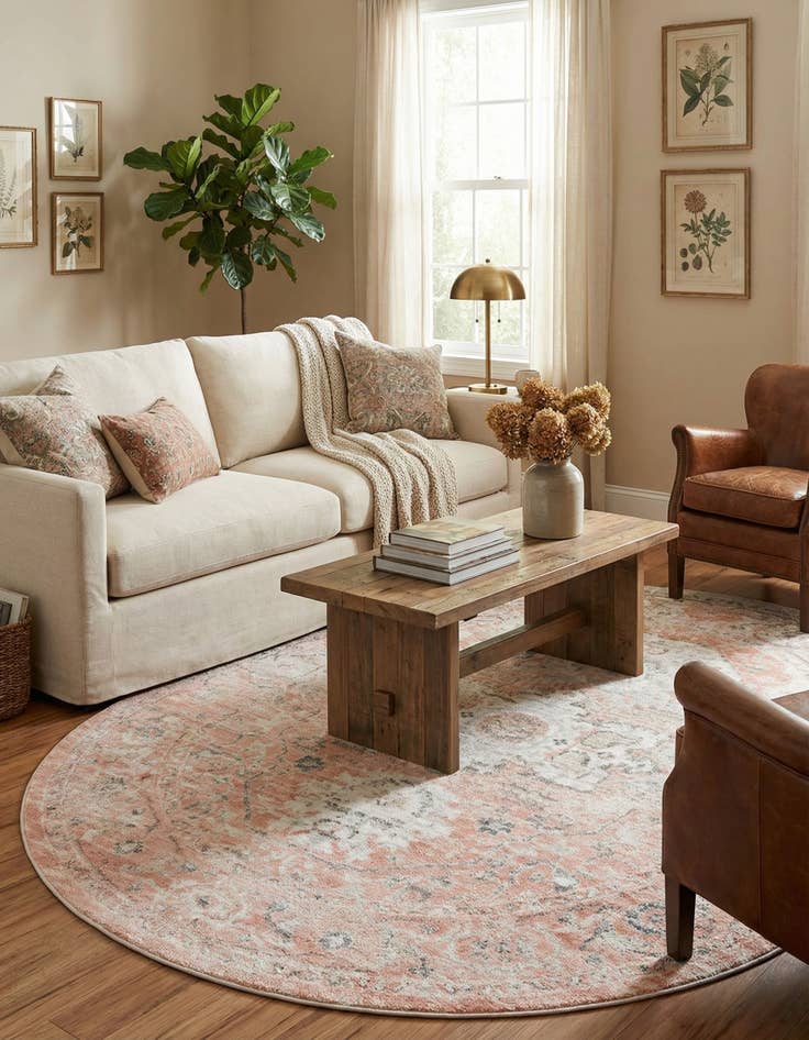 Detail image of 7' 10 x 10' Madeline Vintage Oval Rug