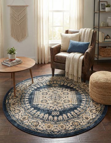 4' x 4' Eden Round Rug