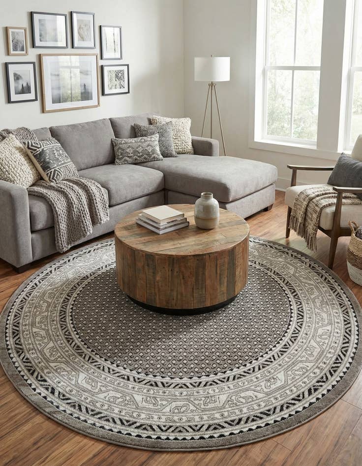 Detail image of  8' x 8' SoHo Round Rug