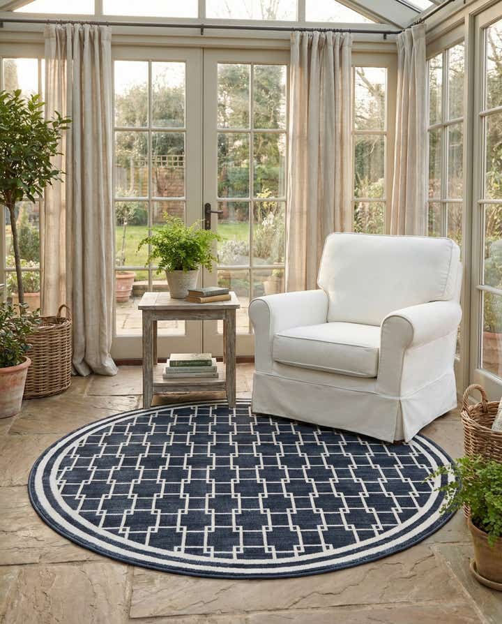 Jill Zarin 5' x 5' Metropolitan Uptown Round Rug