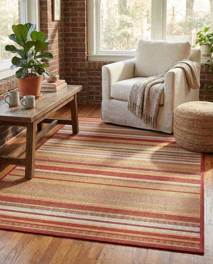Detail image of 5' 3 x 7' 7 Easy-Clean Baja Indoor / Outdoor Rug