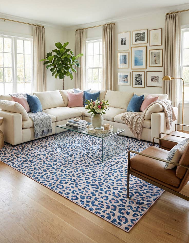 Detail image of 9' x 12'  Washable Jill Zarin Cape Town Indoor / Outdoor Rug