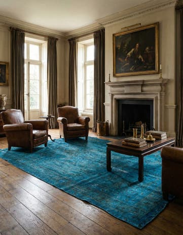 6' 6 x 9' 7 Hand Knotted Ultra Vintage Persian Wool Rug