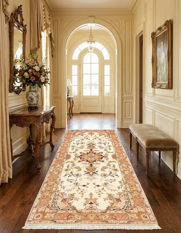 Detail image of  2' 7 x 6' 11 Tabriz Runner Rug