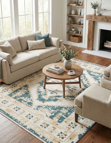 7' 10 x 10' Nain Design Rug