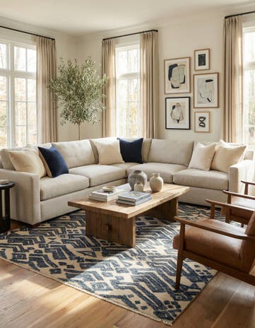 7' 9 x 10' 3 Hand Knotted Darya Wool Rug