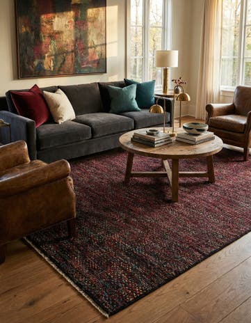 5' 9 x 8' 2 Hand Knotted Darya Wool Rug