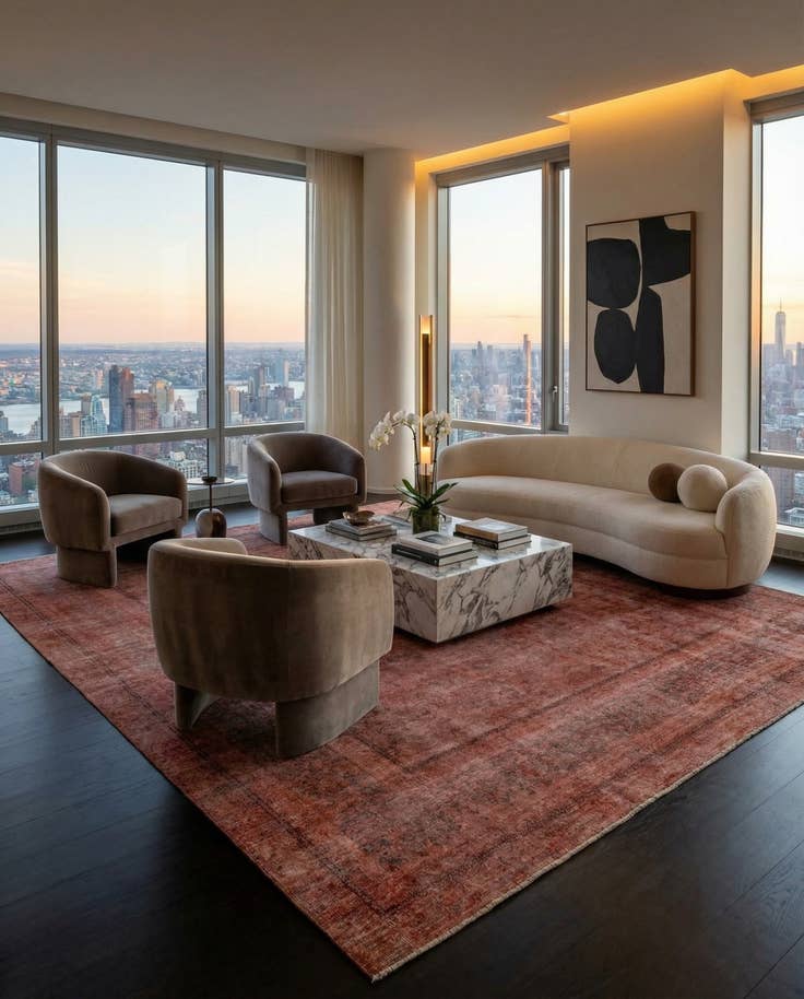 Detail image of 9' 10 x 13' 1 Vintage Royal Wool Rug