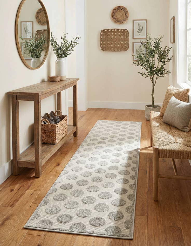 Detail image of 2' x 8' Easy-Clean Sabrina Soto Indoor / Outdoor Runner Rug