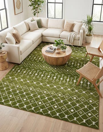 7' 10 x 10' Moroccan Trellis Rug