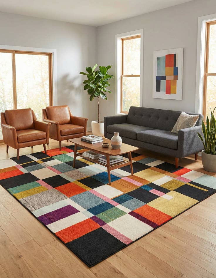 Detail image of 7' 10 x 10'  Washable Casablanca Indoor / Outdoor Rug