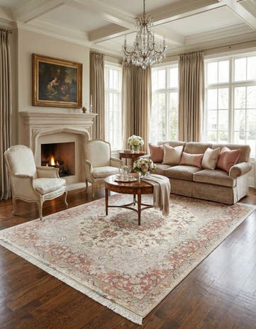 4' 11 x 7' Tabriz Rug