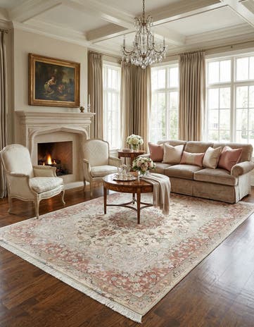 4' 11 x 7' Tabriz Rug