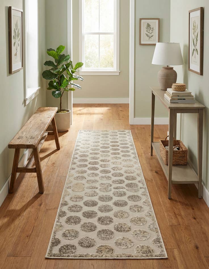 Detail image of 2' x 8'  Washable Sabrina Soto Indoor / Outdoor Runner Rug