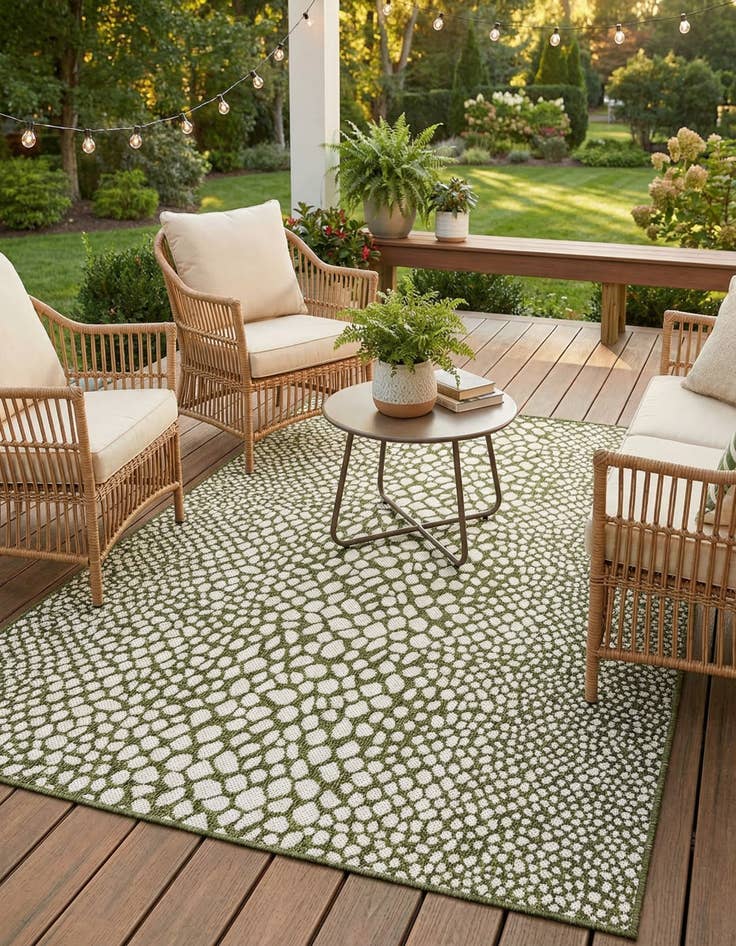 Detail image of  4' x 6'  Washable Jill Zarin Cape Town Indoor / Outdoor Rug