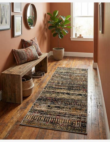 Blue Saturn Runner Rug