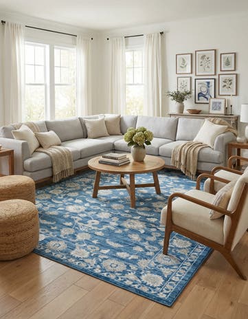 Blue Boston Rug