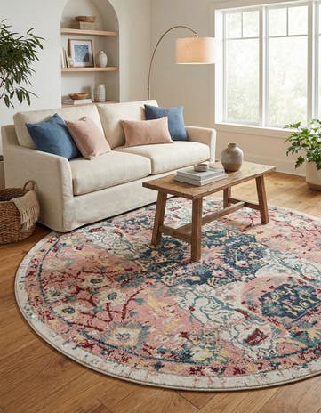 8' x 8' Charleston Round Rug