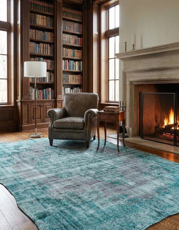 9' 1 x 12' 6 Vintage Royal Wool Rug