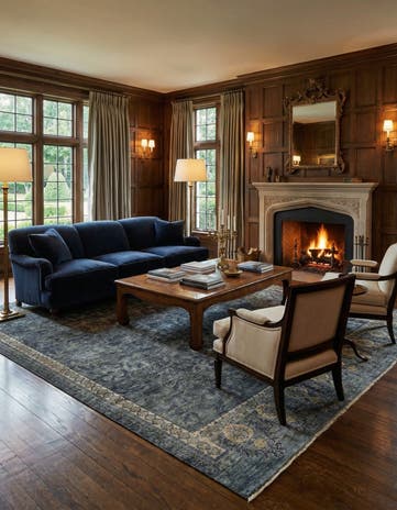 7' 10 x 9' 11 Ziegler Wool Rug