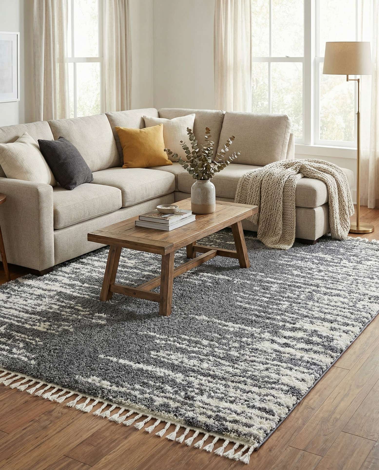 7' 10 x 10' Serenity Shag Rug