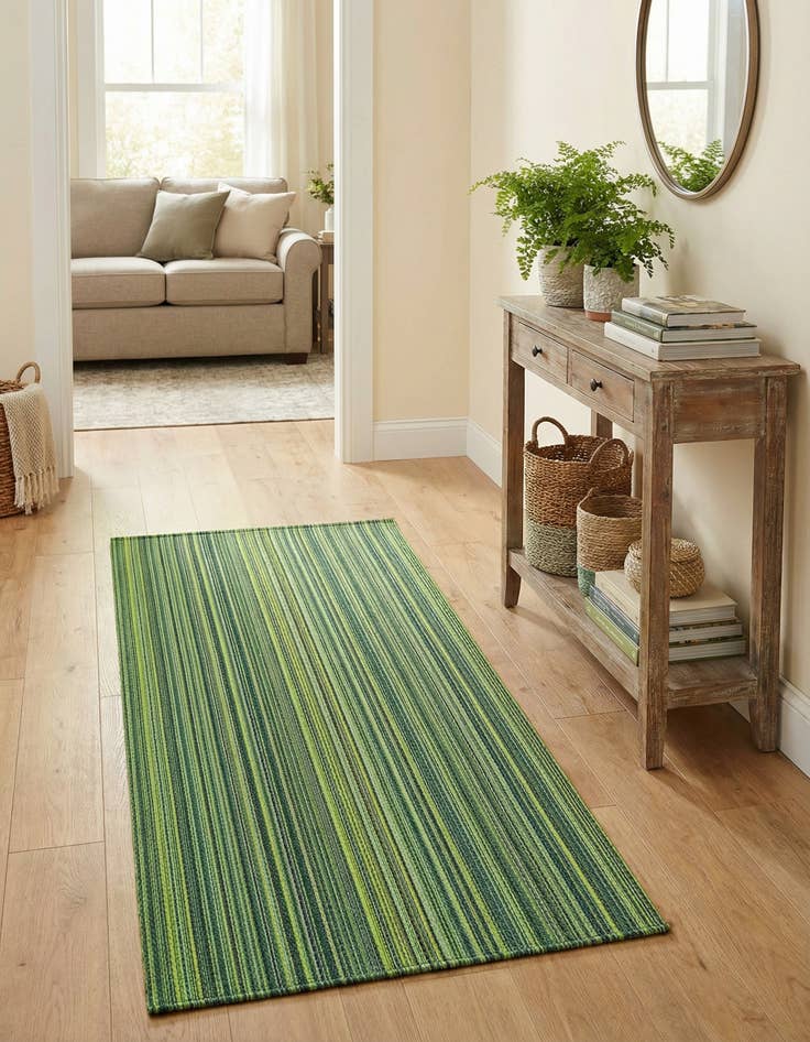 Detail image of 2' x 6'  Washable Vista Breeze Indoor / Outdoor Runner Rug