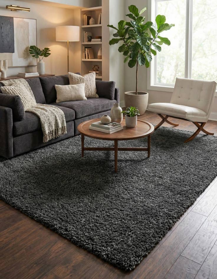 Detail image of  9' x 12' Zermatt Shag Rug