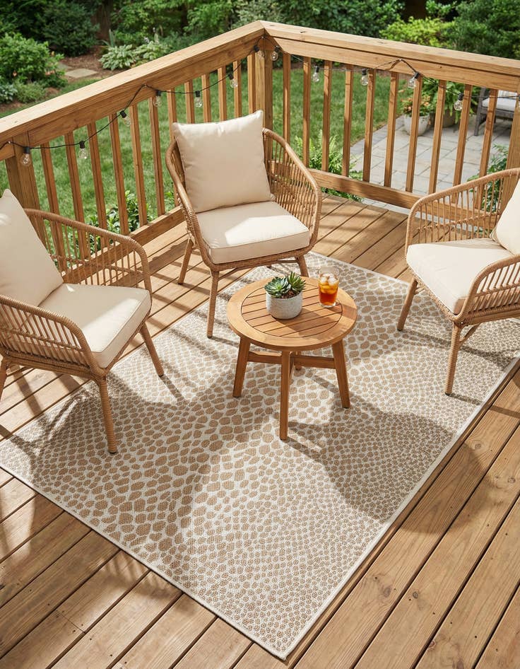 Detail image of 4' x 6'  Washable Jill Zarin Cape Town Indoor / Outdoor Rug