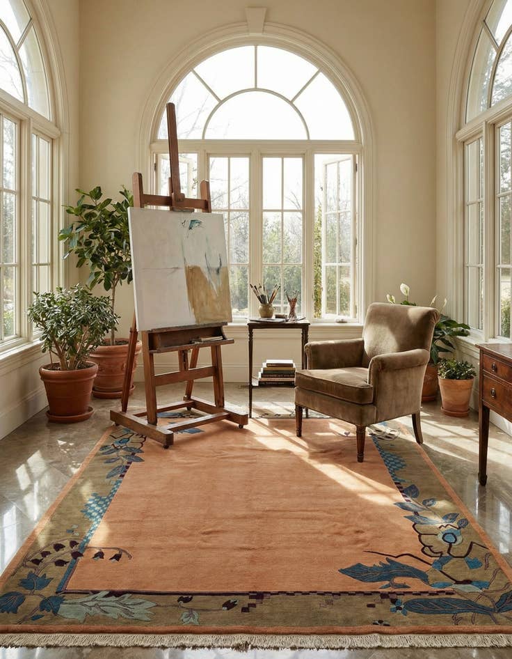 Detail image of  8' 2 x 11' 1  Hand Knotted Nepal Wool Rug