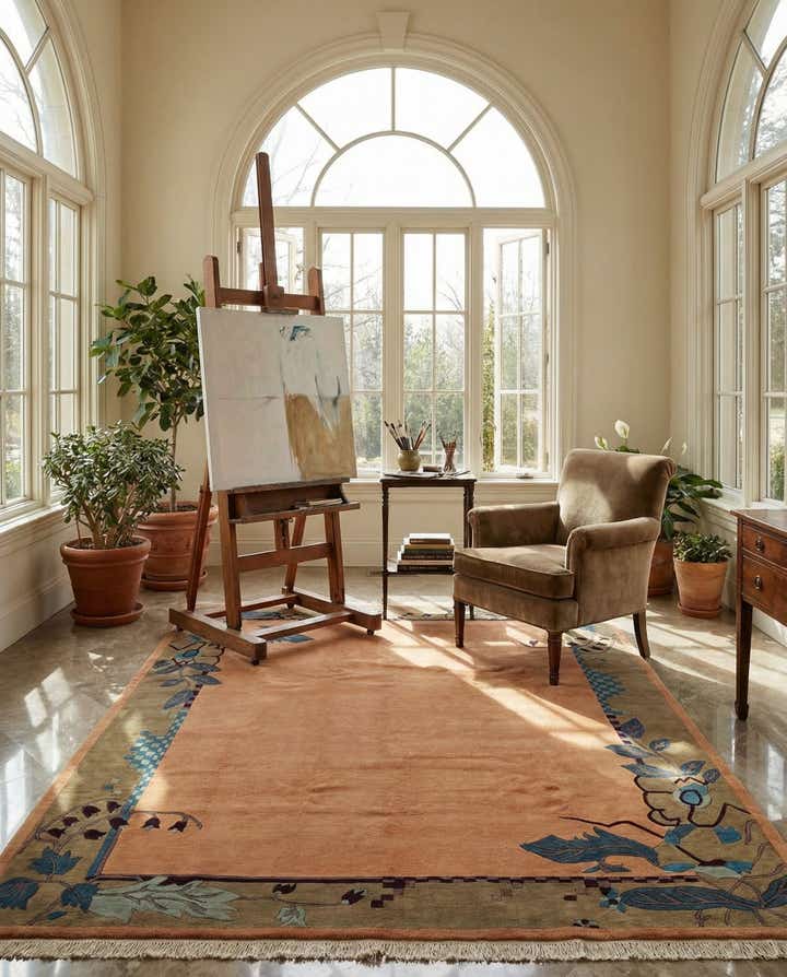 8' 2 x 11' 1 Hand Knotted Nepal Wool Rug