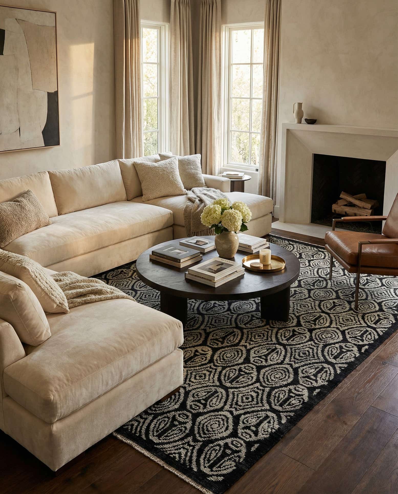 8' 6 x 10' 2 Hand Knotted Darya Wool Rug