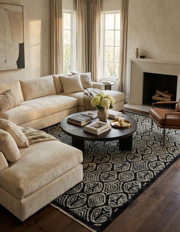 8' 6 x 10' 2 Hand Knotted Darya Wool Rug