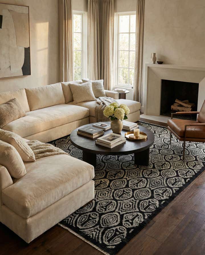 8' 6 x 10' 2 Hand Knotted Darya Wool Rug