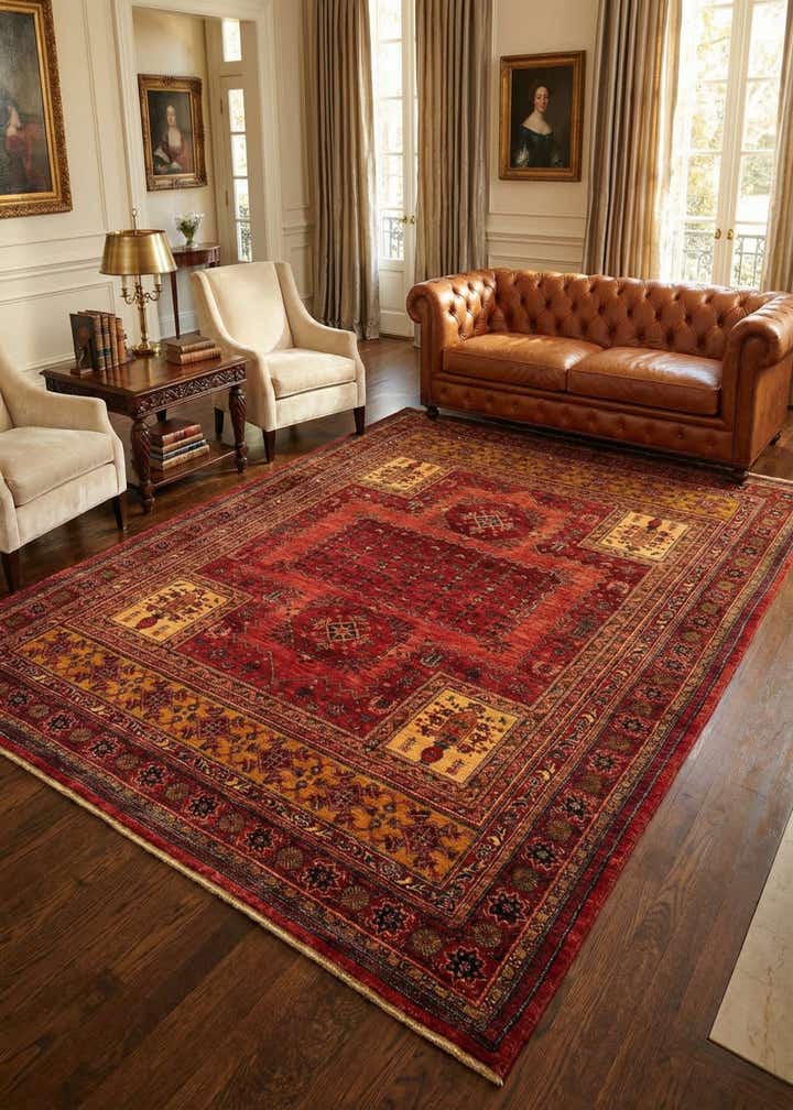 5' 7 x 7' 8 Kashkuli Rug