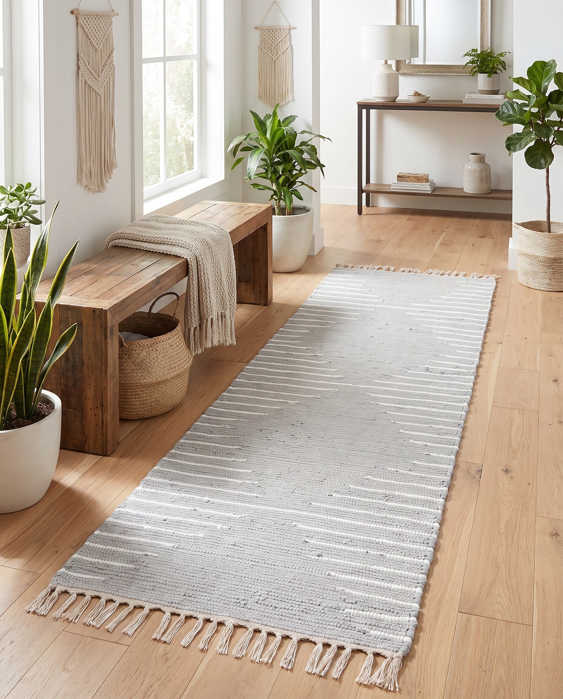 2' 2 x 6' 1 Chindi Cotton Runner Rug