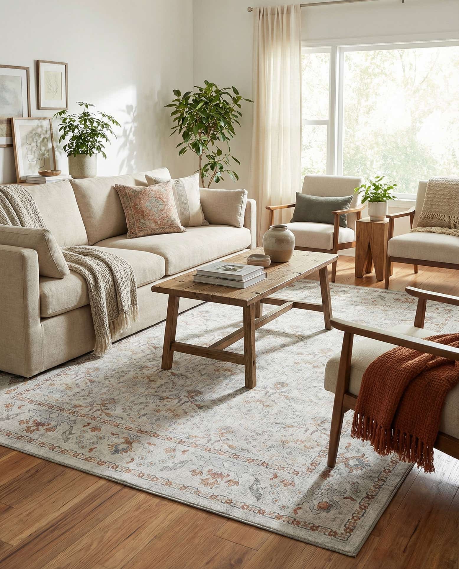 7' 10 x 10' Washable Timeless Rug