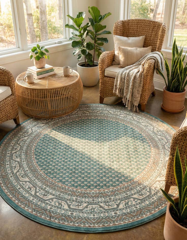 Detail image of  7' 10 x 7' 10 SoHo Round Rug