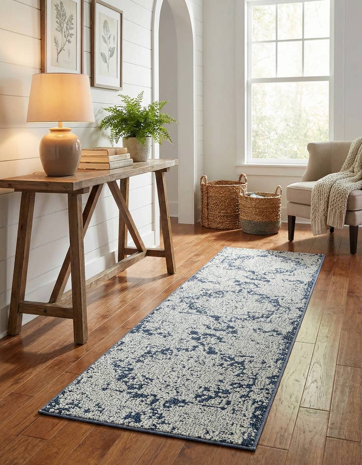 Detail image of 2' x 8' Easy-Clean Traditional Indoor / Outdoor Runner Rug