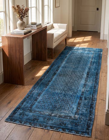 4' x 8' 1 Hand Knotted Ultra Vintage Persian Wool Runner Rug