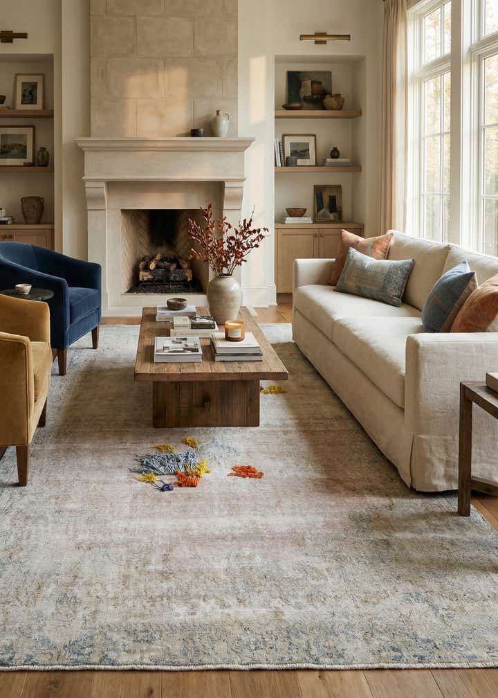 8' x 14' 3 Hand Knotted Ultra Vintage Persian Wool Rug