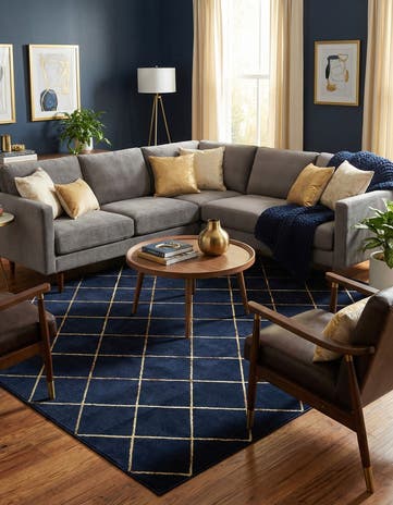 7' 10 x 7' 10 Vogue Geo Square Rug