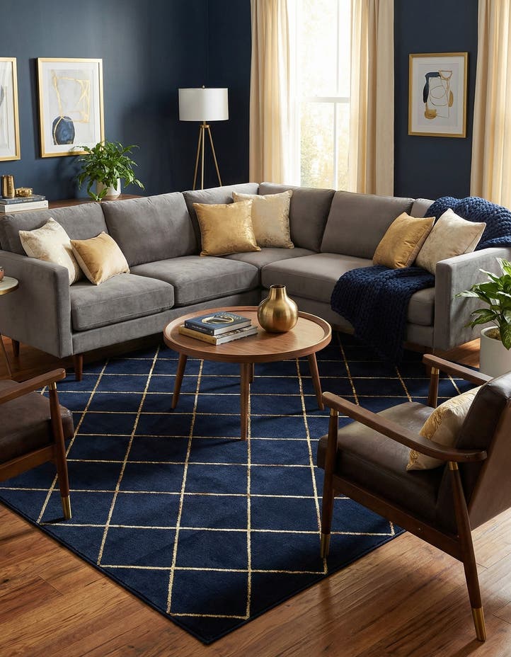 7' 10 x 7' 10 Vogue Geo Square Rug