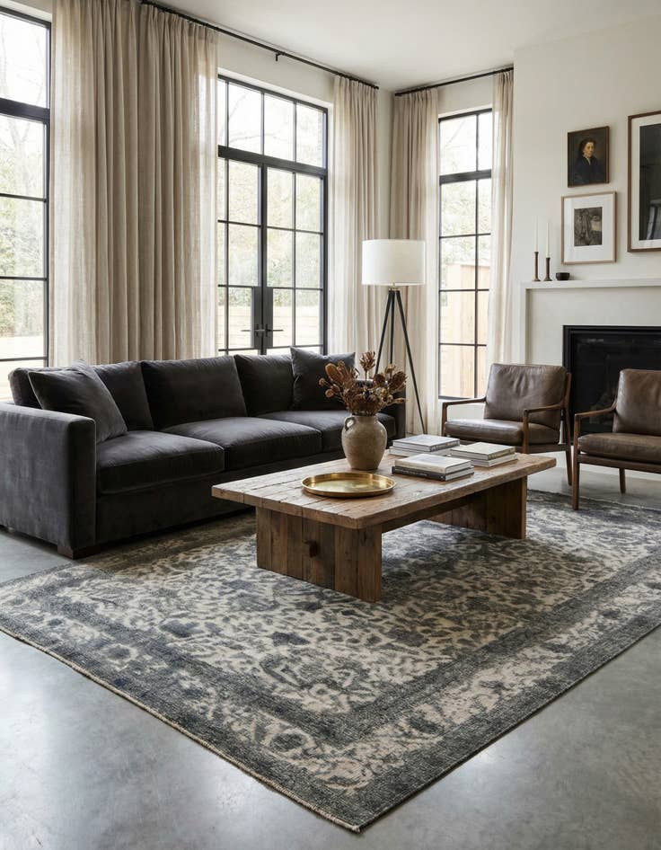 Detail image of 7' 8 x 10' 10  Hand Knotted Ultra Vintage Persian Wool Rug