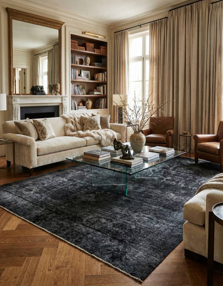 Detail image of 9' x 12' 1  Hand Knotted Ultra Vintage Persian Wool Rug