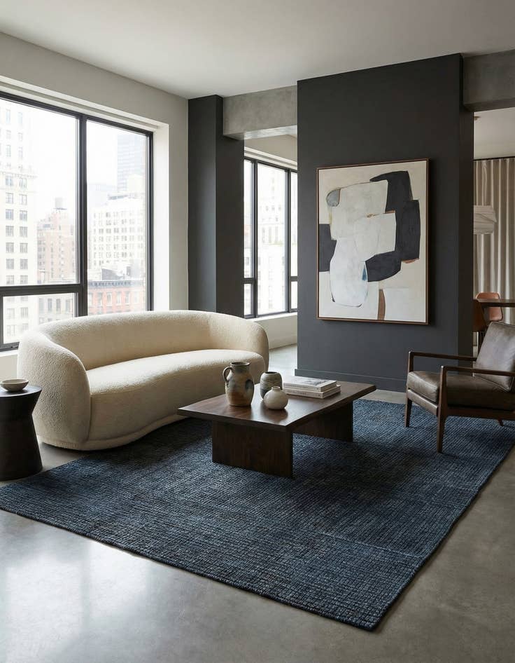 Detail image of 7' 8 x 10' 2  Hand Knotted Darya Wool Rug