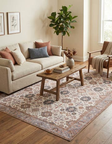8' 4 x 12' Washable Timeless Rug