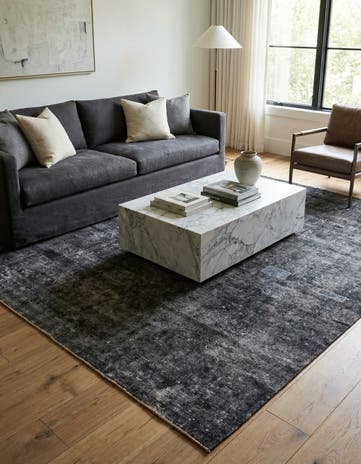 9' 5 x 12' 8 Hand Knotted Ultra Vintage Persian Wool Rug