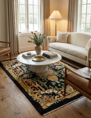 5' 6 x 8' Hand Knotted Darya Rug