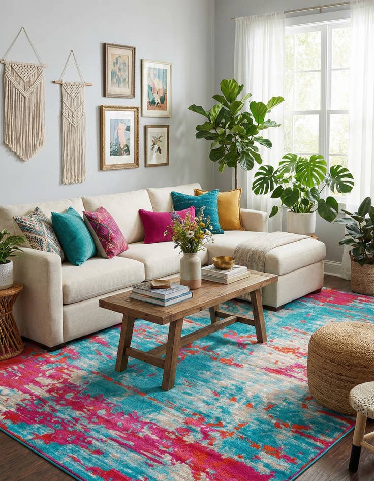 Detail image of 9' x 12' Azalea Rug